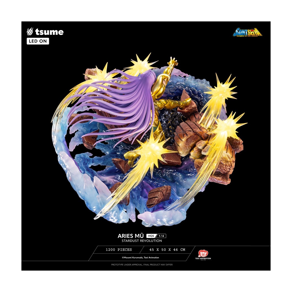 Statua Tsume HQS Saint Seiya - Aries Mû Stardust Revolution 1/6