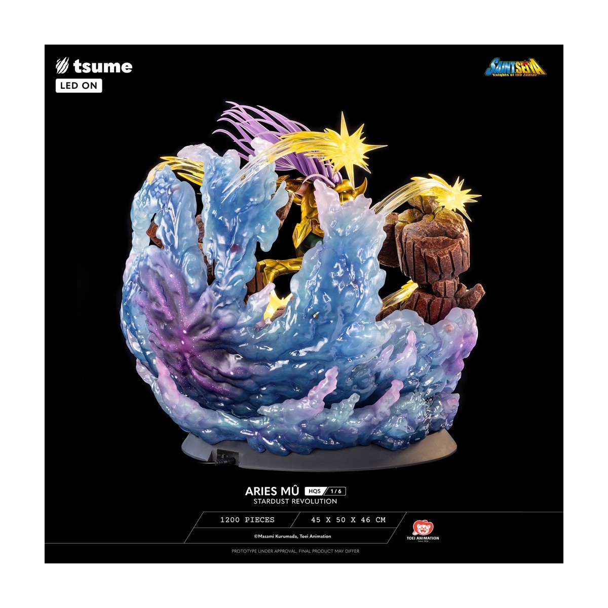 Statua Tsume HQS Saint Seiya - Aries Mû Stardust Revolution 1/6