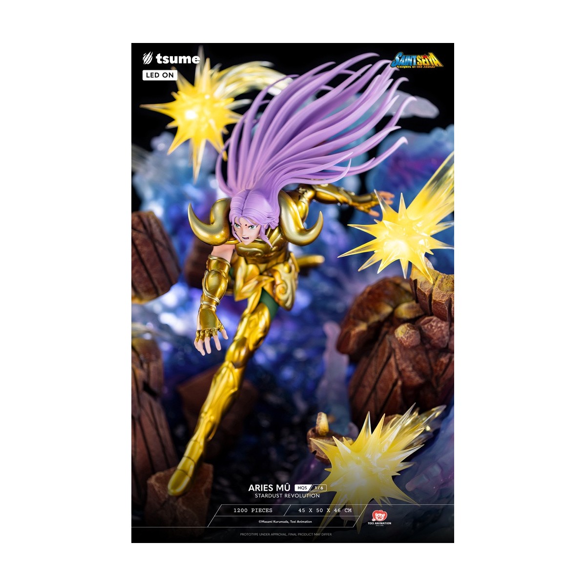 Statua Tsume HQS Saint Seiya - Aries Mû Stardust Revolution 1/6