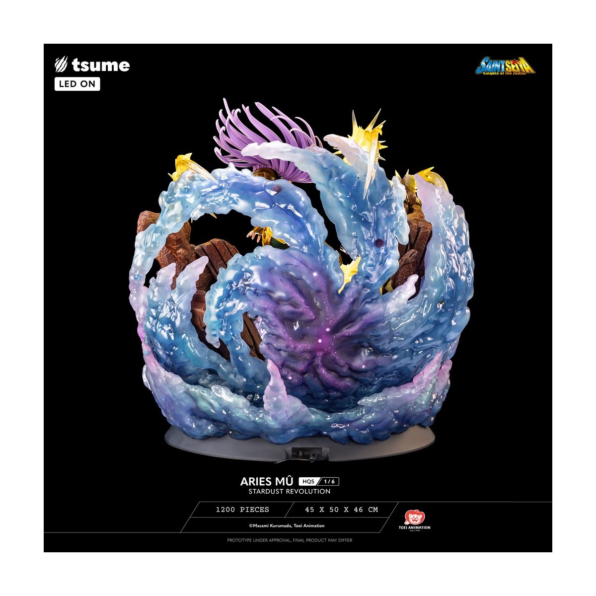 Statua Tsume HQS Saint Seiya - Aries Mû Stardust Revolution 1/6