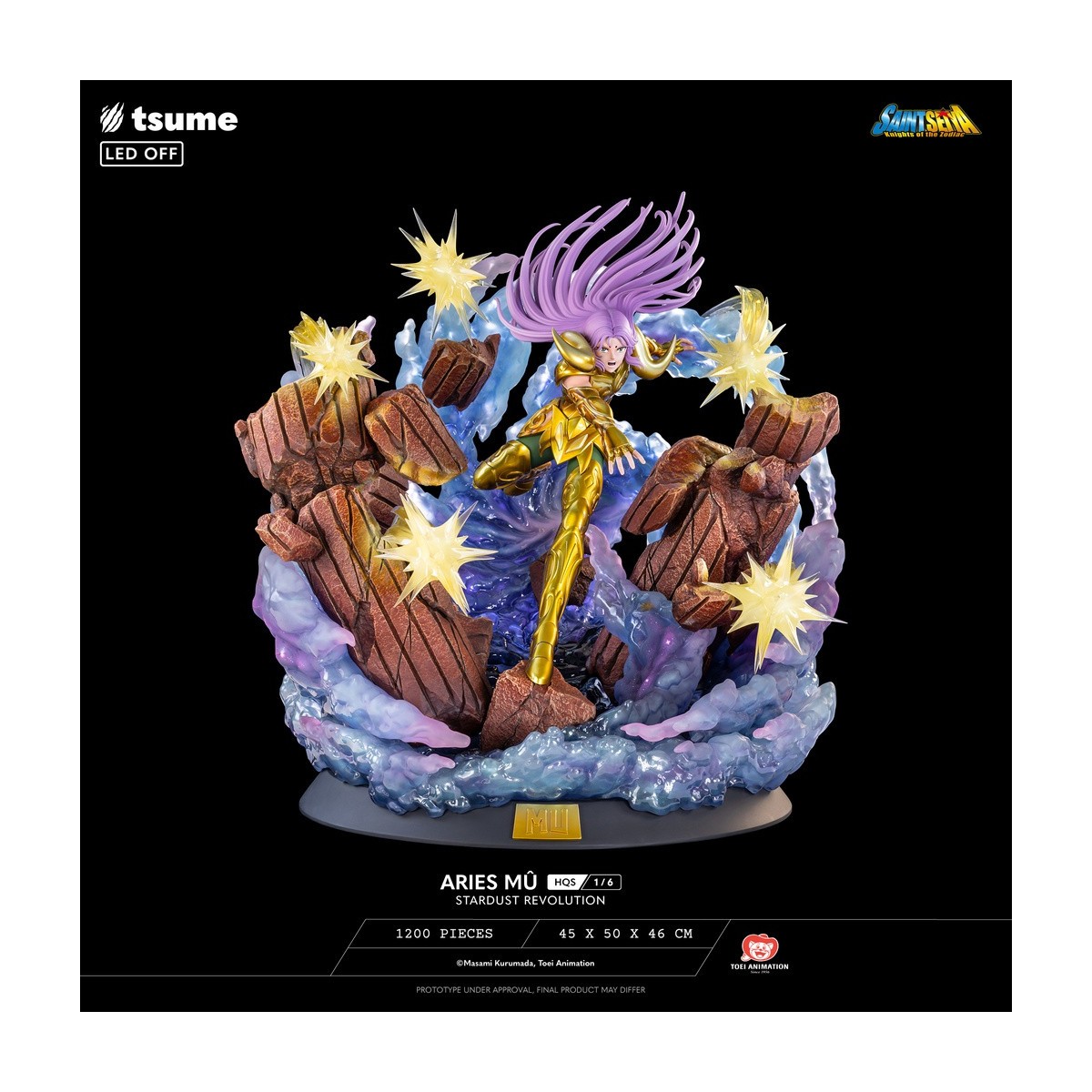 Statua Tsume HQS Saint Seiya - Aries Mû Stardust Revolution 1/6