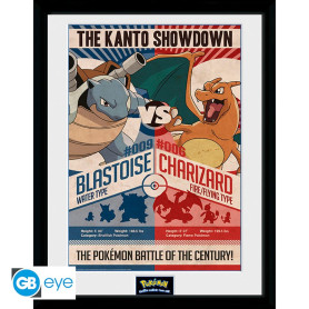 ABYstyle - POKEMON - Stampa con cornice RED VS BLUE