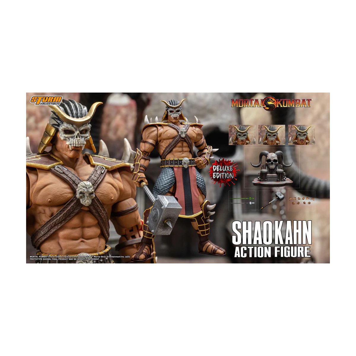 Storm Collectibles - Mortal Kombat IX - Shao Kahn Edizione Deluxe 1/12