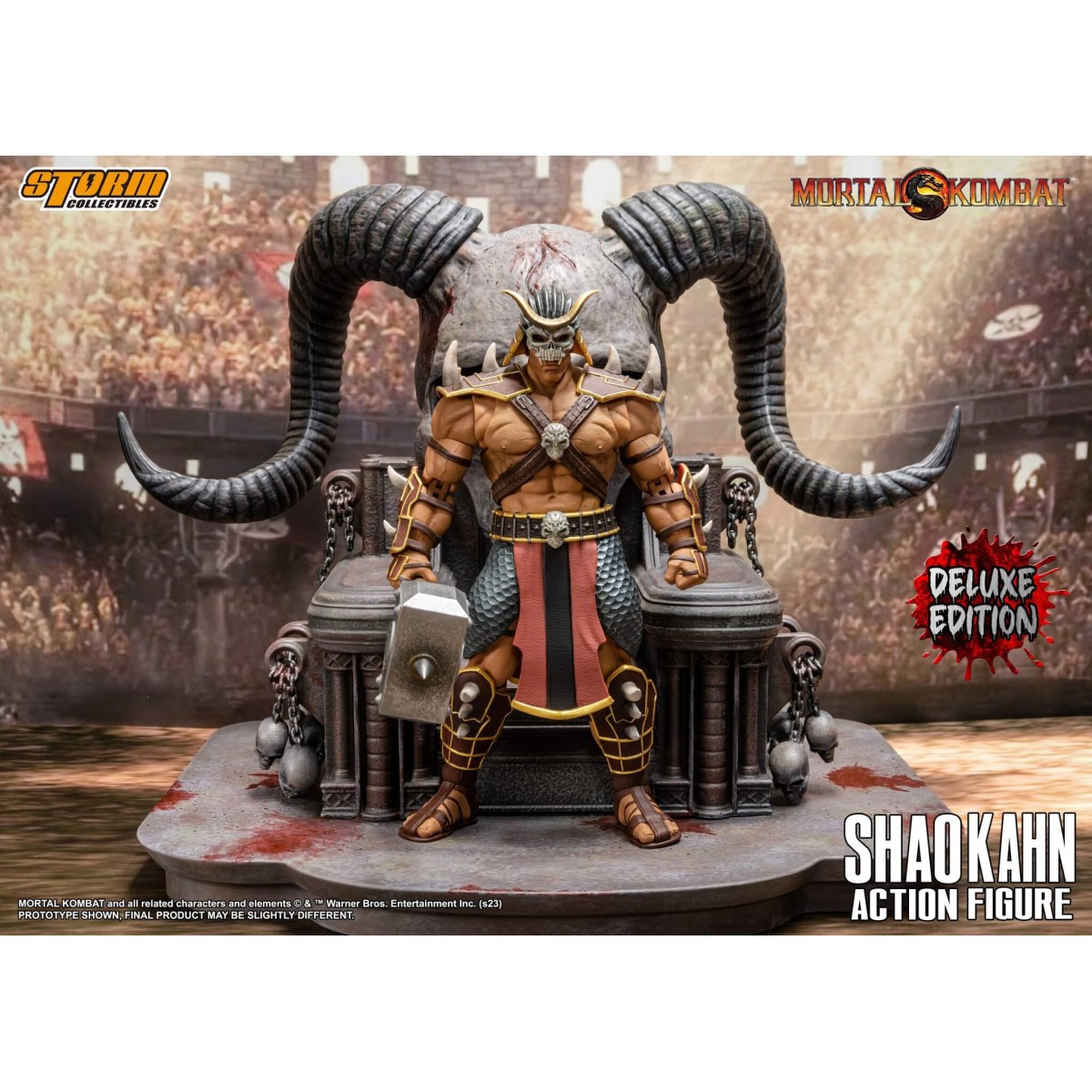 Storm Collectibles - Mortal Kombat IX - Shao Kahn Edizione Deluxe 1/12