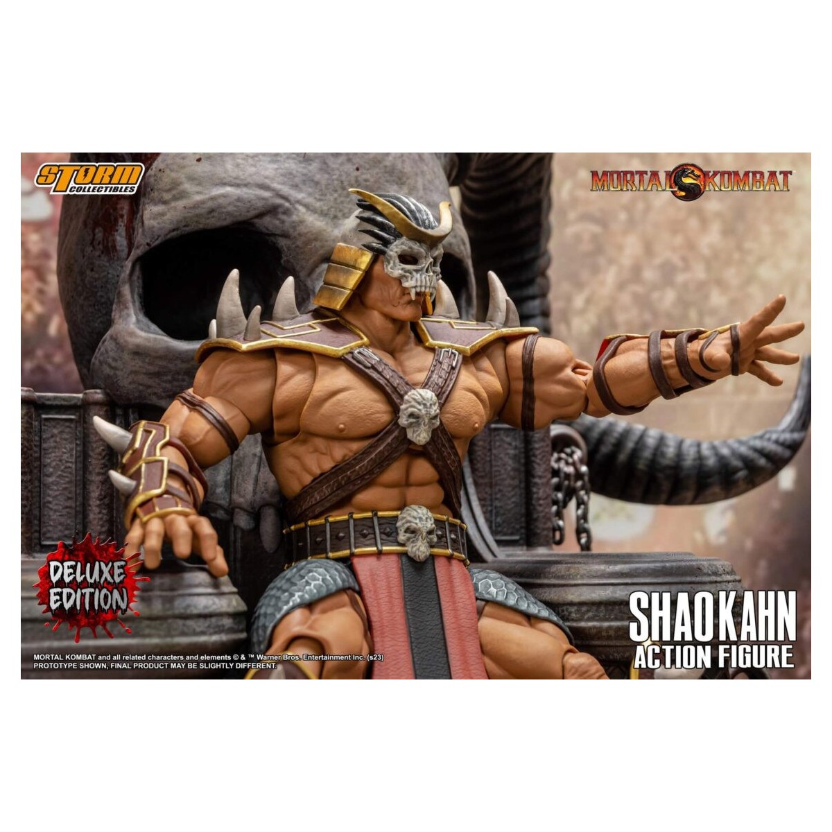 Storm Collectibles - Mortal Kombat IX - Shao Kahn Edizione Deluxe 1/12