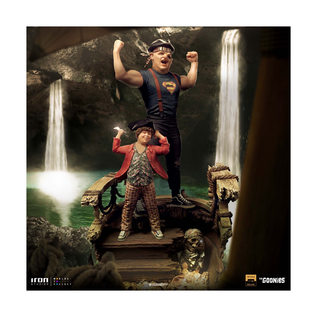 Iron Studios - Sloth e Chunk 1/10 I Goonies Deluxe Art Scale - Cinoque e Choco