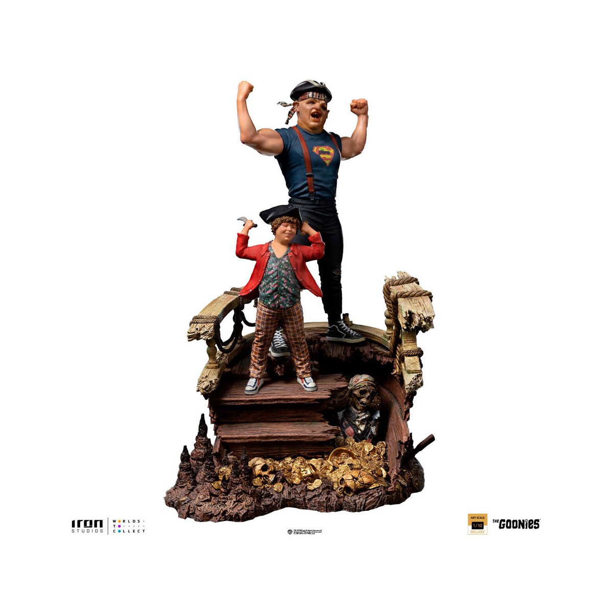 Iron Studios - Sloth e Chunk 1/10 I Goonies Deluxe Art Scale - Cinoque e Choco