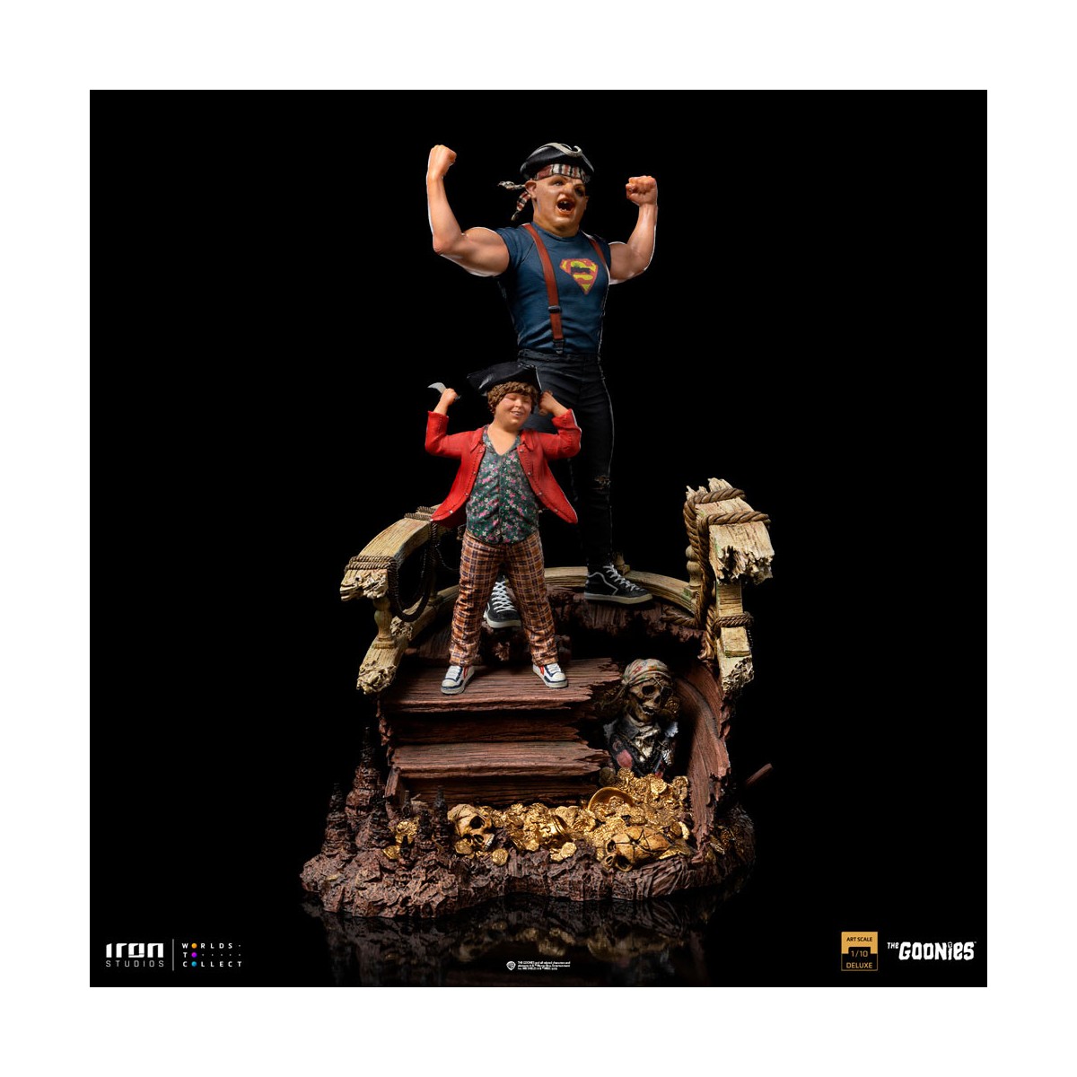 Iron Studios - Sloth e Chunk 1/10 I Goonies Deluxe Art Scale - Cinoque e Choco