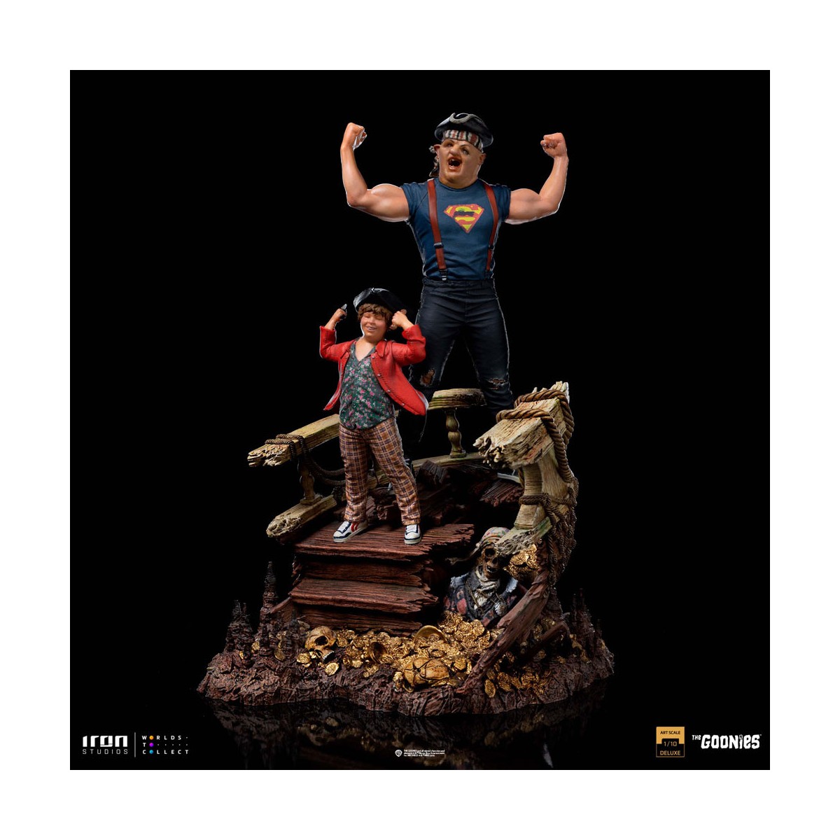 Iron Studios - Sloth e Chunk 1/10 I Goonies Deluxe Art Scale - Cinoque e Choco