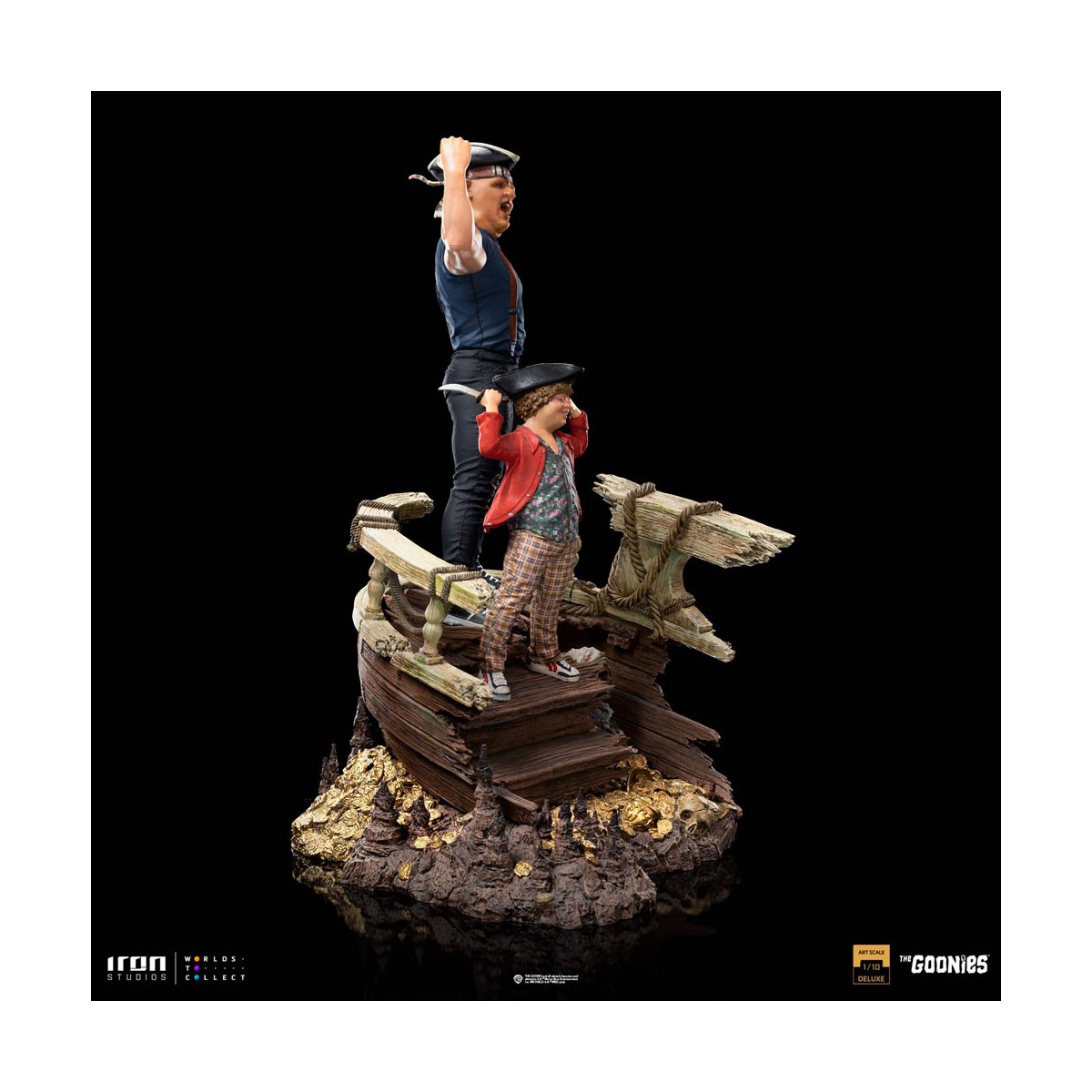 Iron Studios - Sloth e Chunk 1/10 I Goonies Deluxe Art Scale - Cinoque e Choco