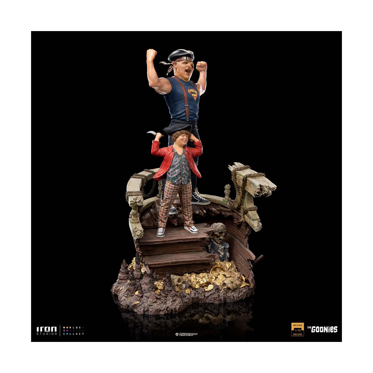 Iron Studios - Sloth e Chunk 1/10 I Goonies Deluxe Art Scale - Cinoque e Choco