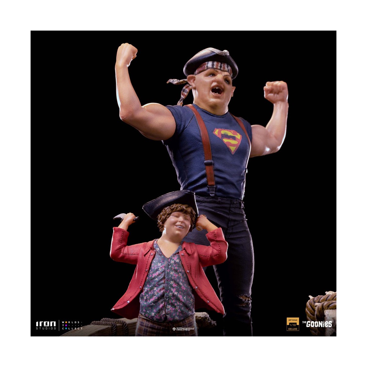 Iron Studios - Sloth e Chunk 1/10 I Goonies Deluxe Art Scale - Cinoque e Choco