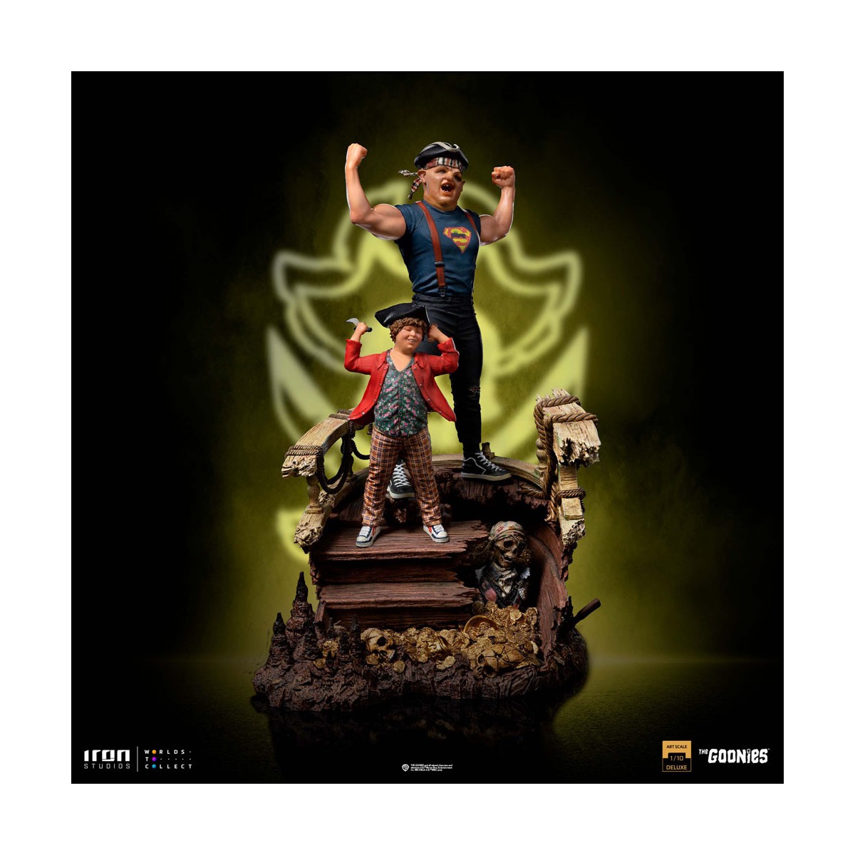 Iron Studios - Sloth e Chunk 1/10 I Goonies Deluxe Art Scale - Cinoque e Choco