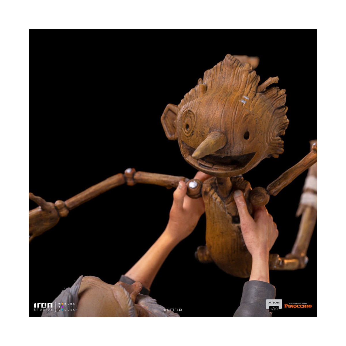 Iron Studios - Gepeto e Pinocchio BDS Art Scale 1/10 - Pinocchio di Guillermo del Toro