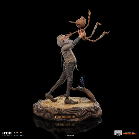 Iron Studios - Gepeto e Pinocchio BDS Art Scale 1/10 - Pinocchio di Guillermo del Toro