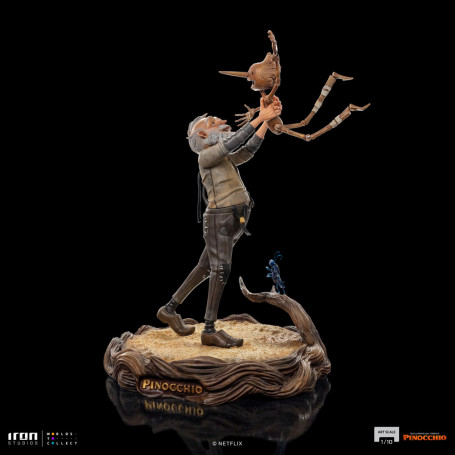 Iron Studios - Gepeto e Pinocchio BDS Art Scale 1/10 - Pinocchio di Guillermo del Toro