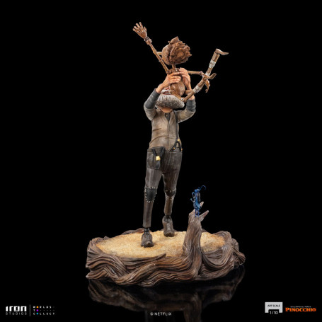 Iron Studios - Gepeto e Pinocchio BDS Art Scale 1/10 - Pinocchio di Guillermo del Toro