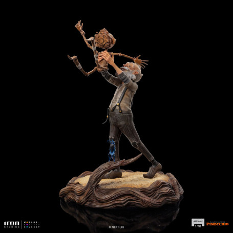 Iron Studios - Gepeto e Pinocchio BDS Art Scale 1/10 - Pinocchio di Guillermo del Toro