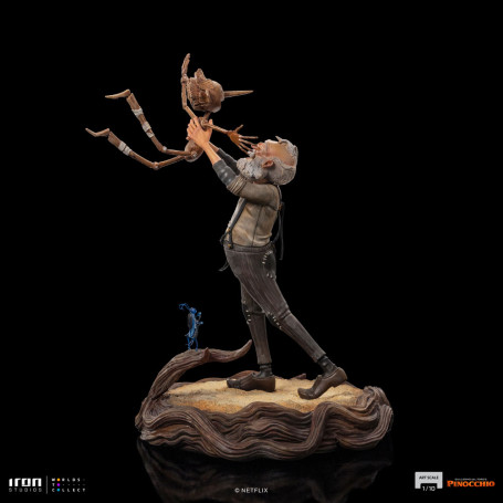 Iron Studios - Gepeto e Pinocchio BDS Art Scale 1/10 - Pinocchio di Guillermo del Toro
