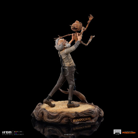 Iron Studios - Gepeto e Pinocchio BDS Art Scale 1/10 - Pinocchio di Guillermo del Toro