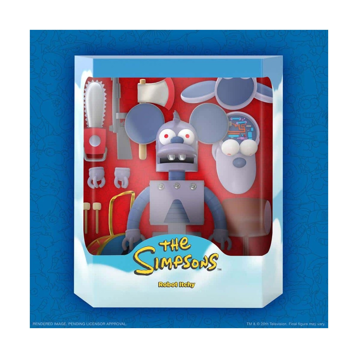 Super 7 - I Simpson - Ultimates Robot Prurito I Simpson