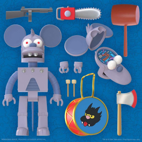 Super 7 - I Simpson - Ultimates Robot Prurito I Simpson
