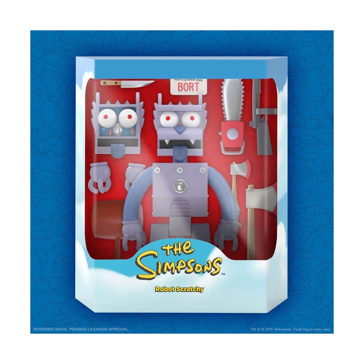Super 7 - I Simpson - Ultimates Robot Graffiante I Simpson