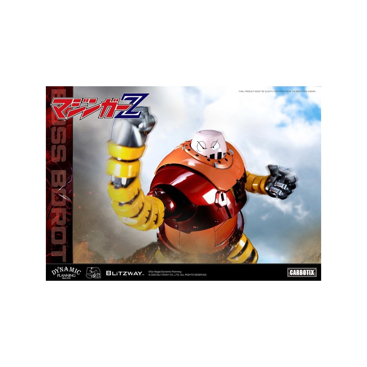 5PRO Studio Carbotix - Boss Borot - Figura d'azione ibrida in carbonio serie CX-005