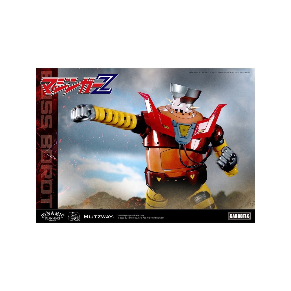 5PRO Studio Carbotix - Boss Borot - Figura d'azione ibrida in carbonio serie CX-005