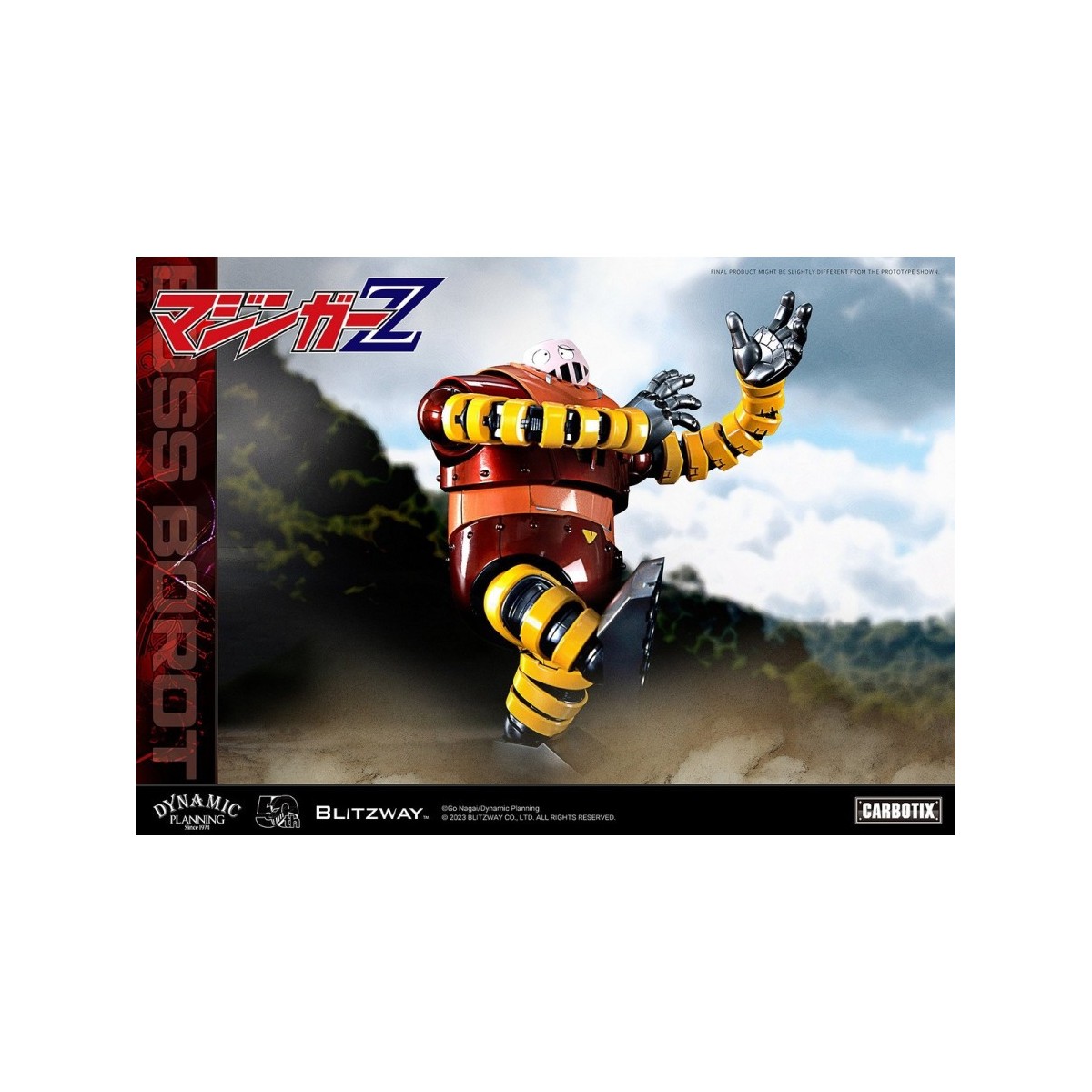 5PRO Studio Carbotix - Boss Borot - Figura d'azione ibrida in carbonio serie CX-005