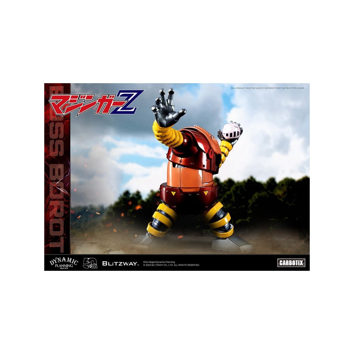 5PRO Studio Carbotix - Boss Borot - Figura d'azione ibrida in carbonio serie CX-005