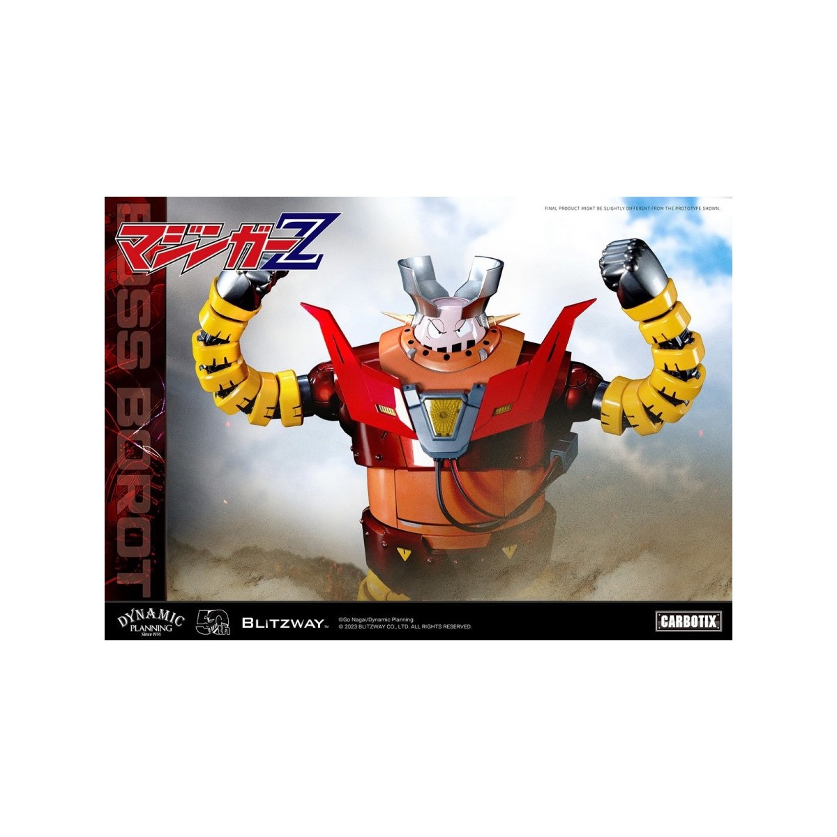 5PRO Studio Carbotix - Boss Borot - Figura d'azione ibrida in carbonio serie CX-005