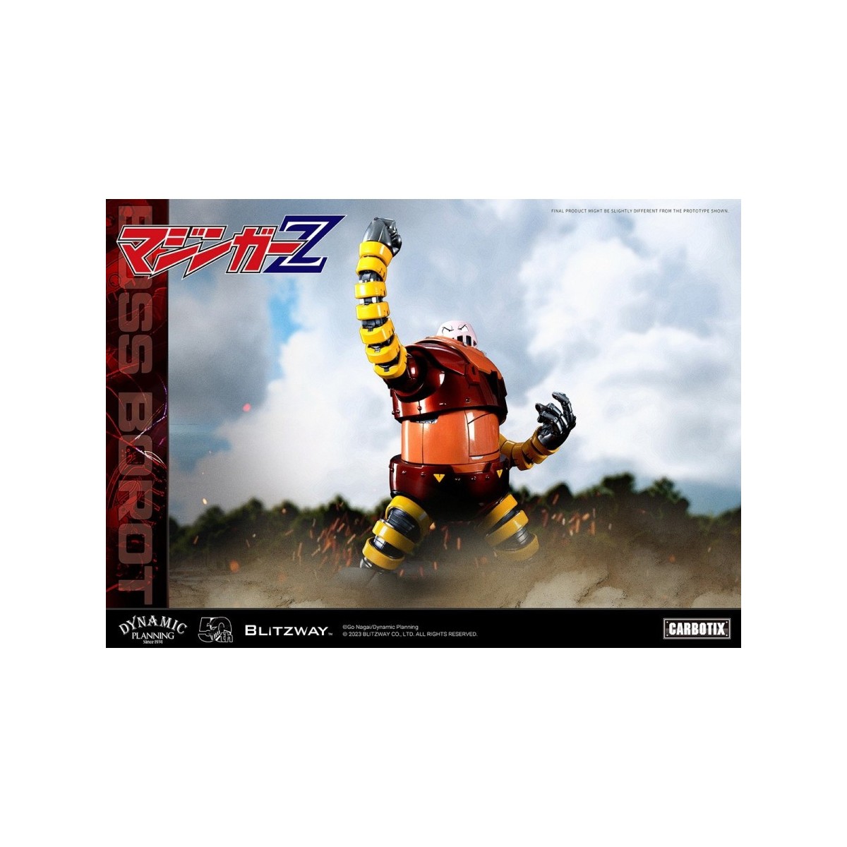 5PRO Studio Carbotix - Boss Borot - Figura d'azione ibrida in carbonio serie CX-005