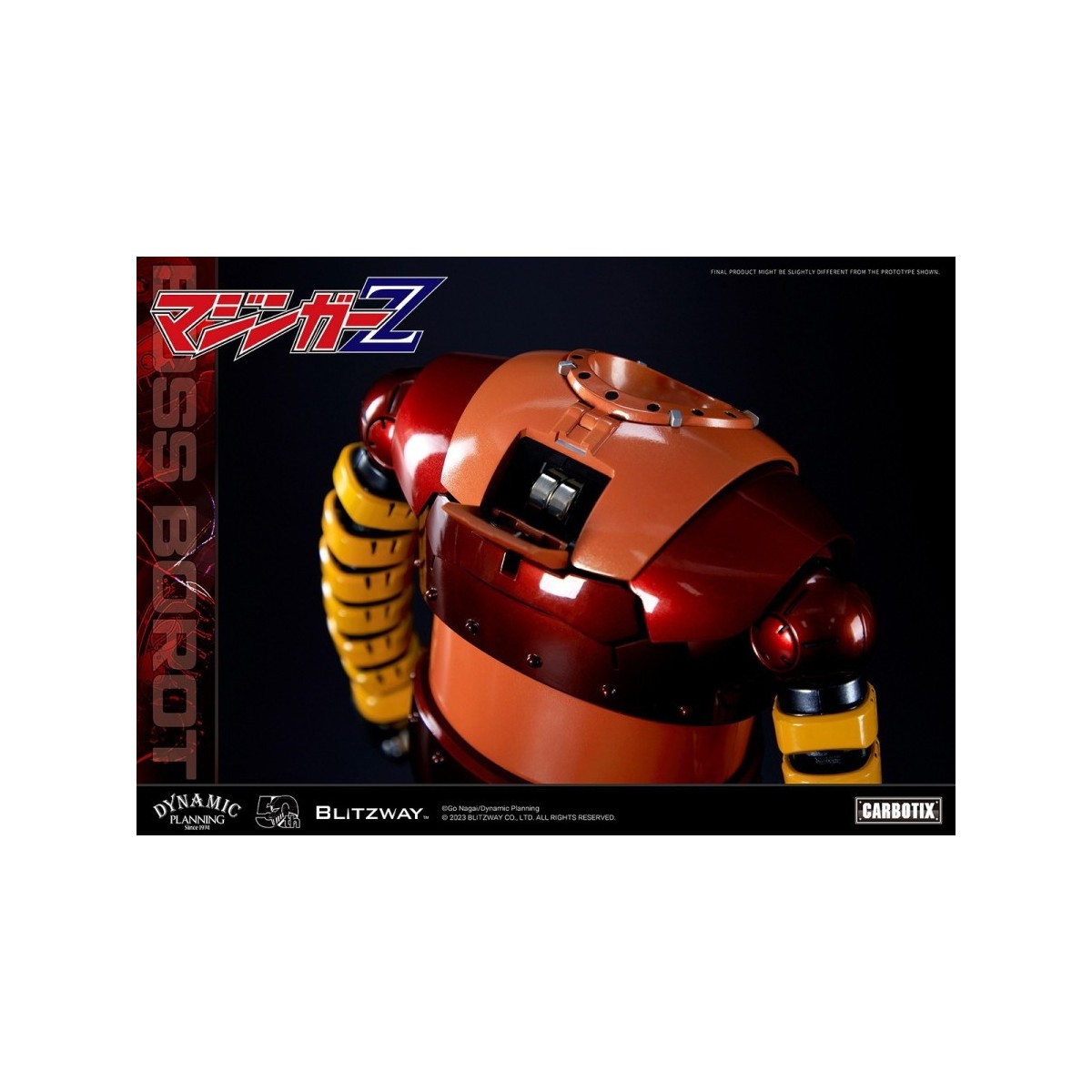 5PRO Studio Carbotix - Boss Borot - Figura d'azione ibrida in carbonio serie CX-005