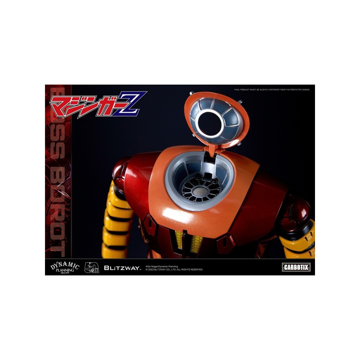 5PRO Studio Carbotix - Boss Borot - Figura d'azione ibrida in carbonio serie CX-005