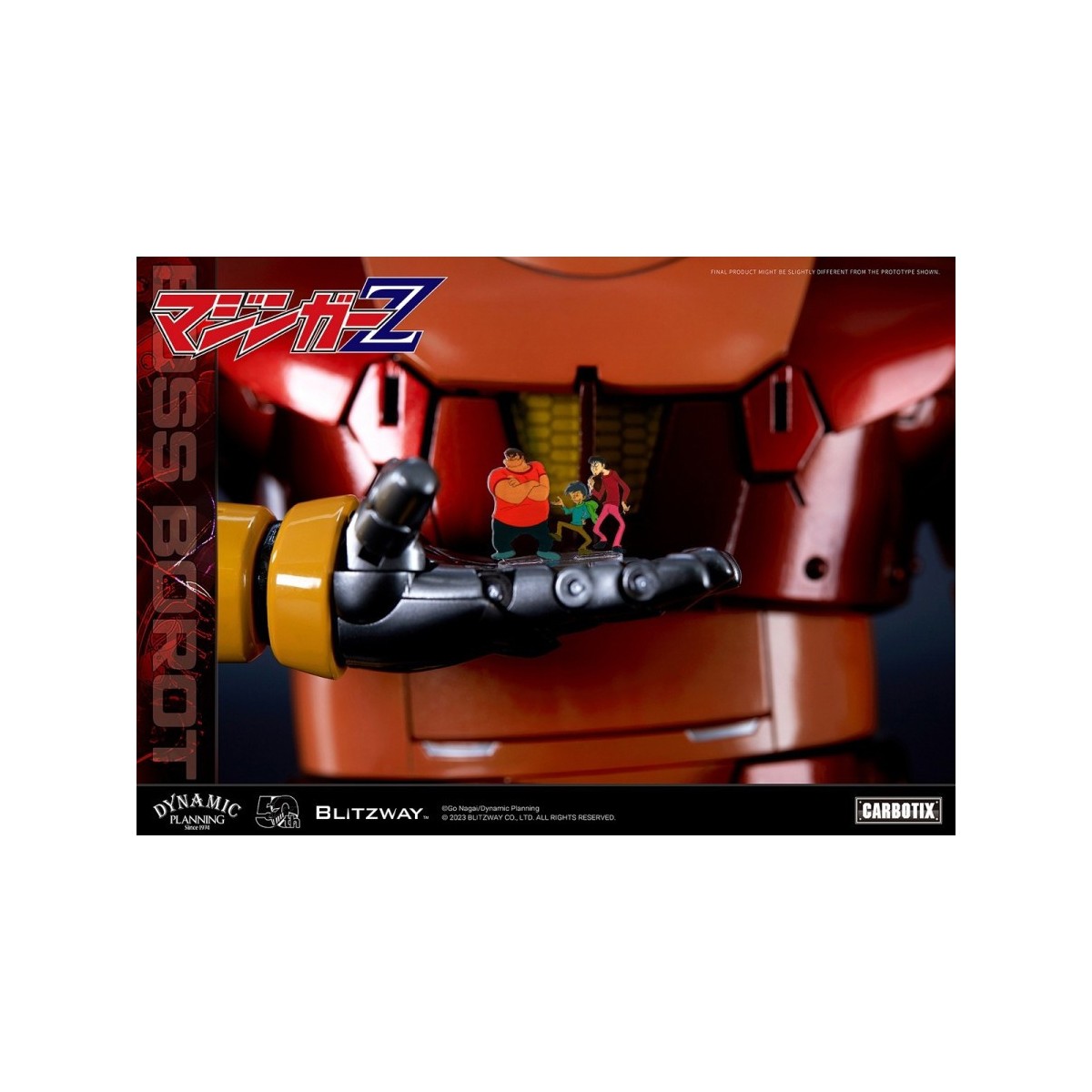 5PRO Studio Carbotix - Boss Borot - Figura d'azione ibrida in carbonio serie CX-005