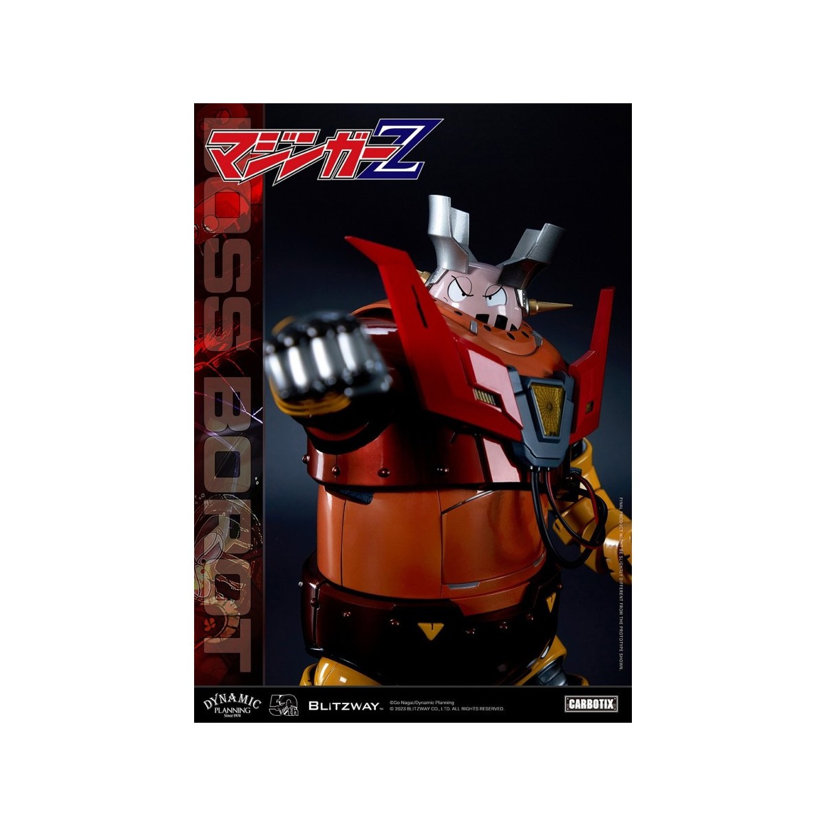 5PRO Studio Carbotix - Boss Borot - Figura d'azione ibrida in carbonio serie CX-005