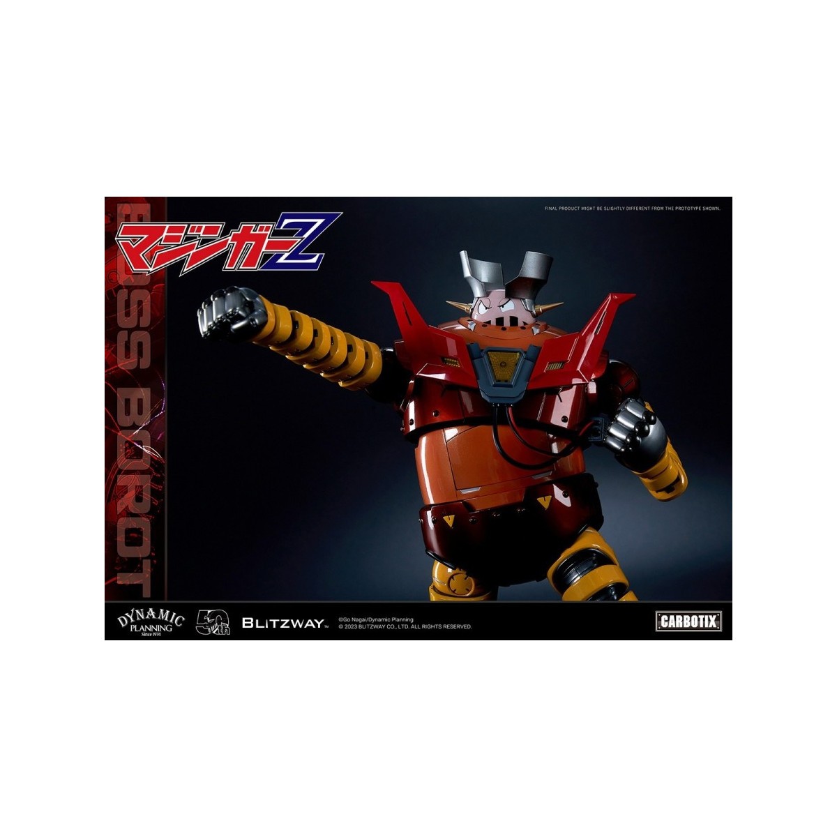 5PRO Studio Carbotix - Boss Borot - Figura d'azione ibrida in carbonio serie CX-005
