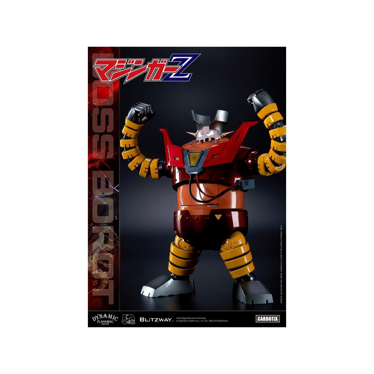 5PRO Studio Carbotix - Boss Borot - Figura d'azione ibrida in carbonio serie CX-005