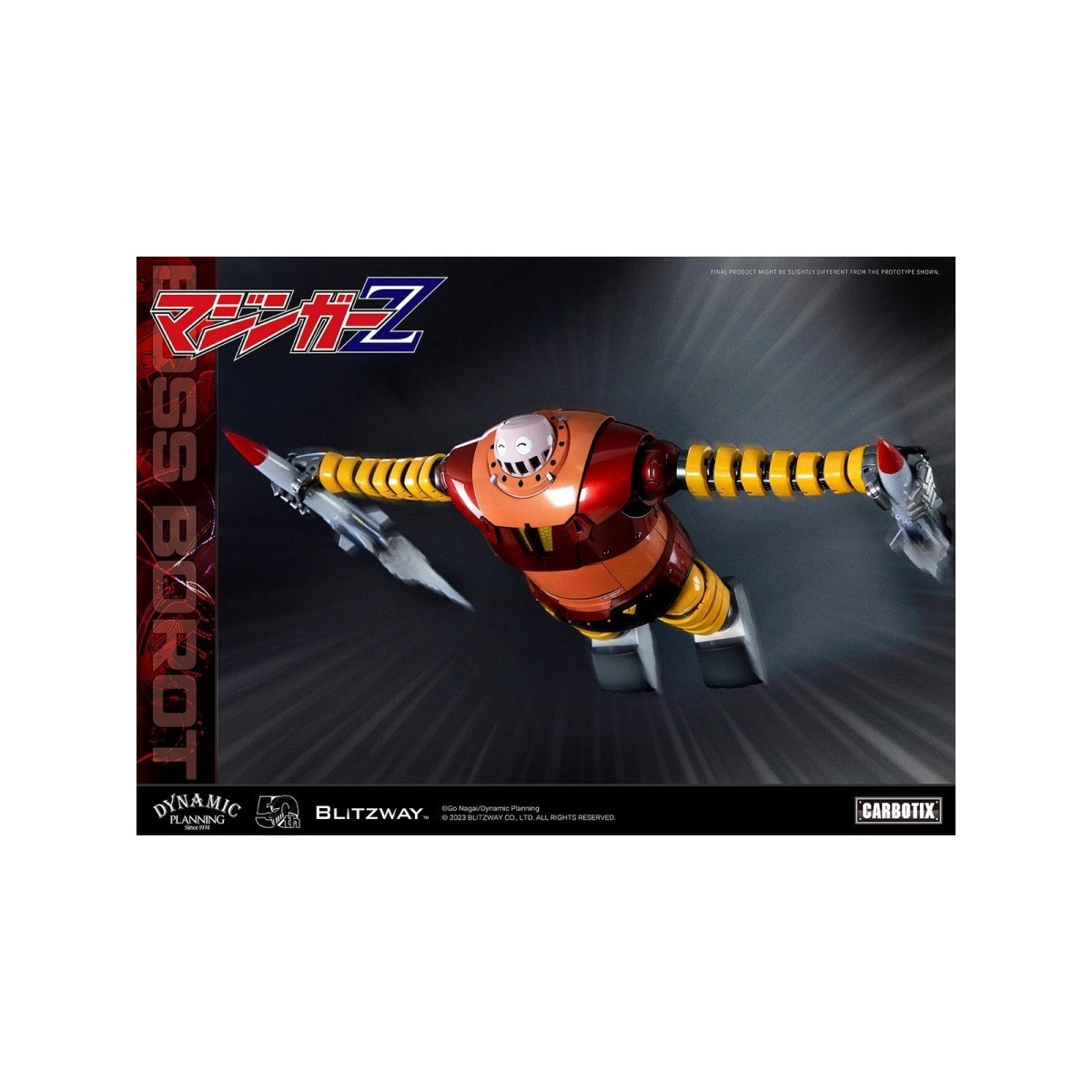 5PRO Studio Carbotix - Boss Borot - Figura d'azione ibrida in carbonio serie CX-005