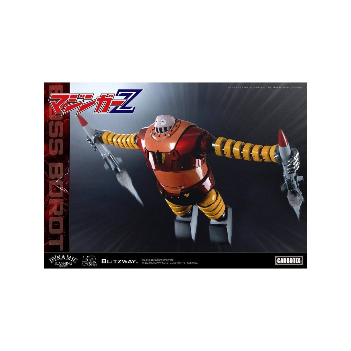 5PRO Studio Carbotix - Boss Borot - Figura d'azione ibrida in carbonio serie CX-005
