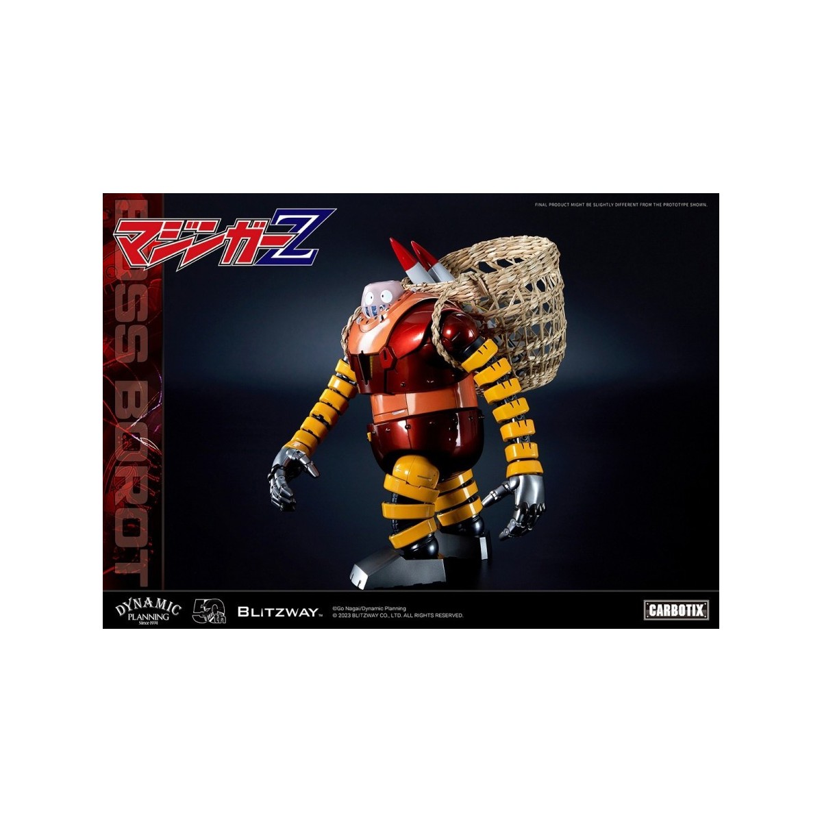 5PRO Studio Carbotix - Boss Borot - Figura d'azione ibrida in carbonio serie CX-005