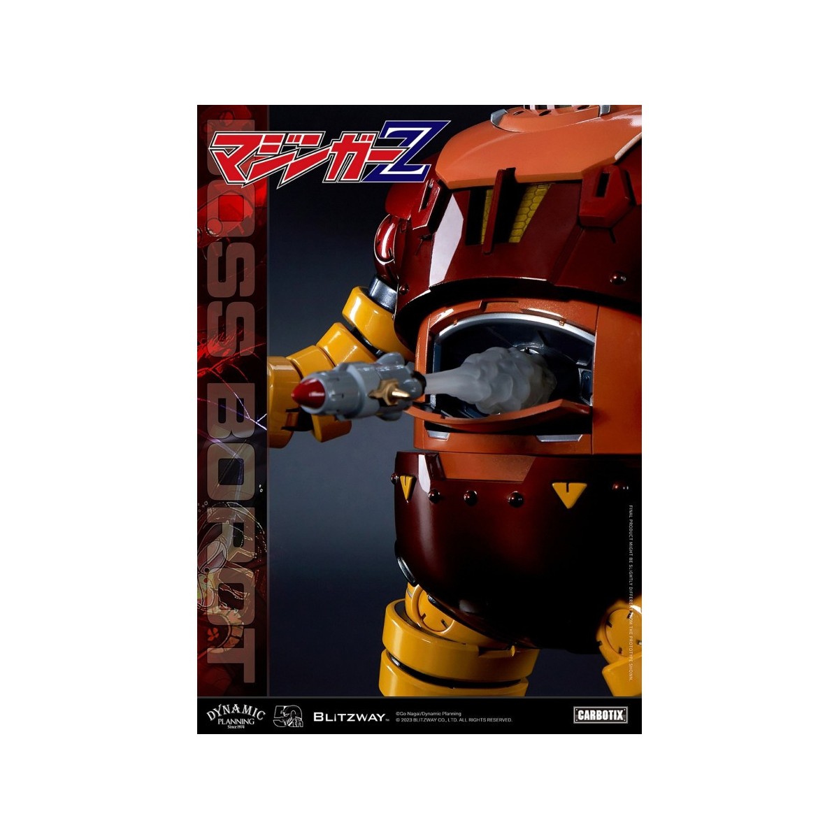 5PRO Studio Carbotix - Boss Borot - Figura d'azione ibrida in carbonio serie CX-005