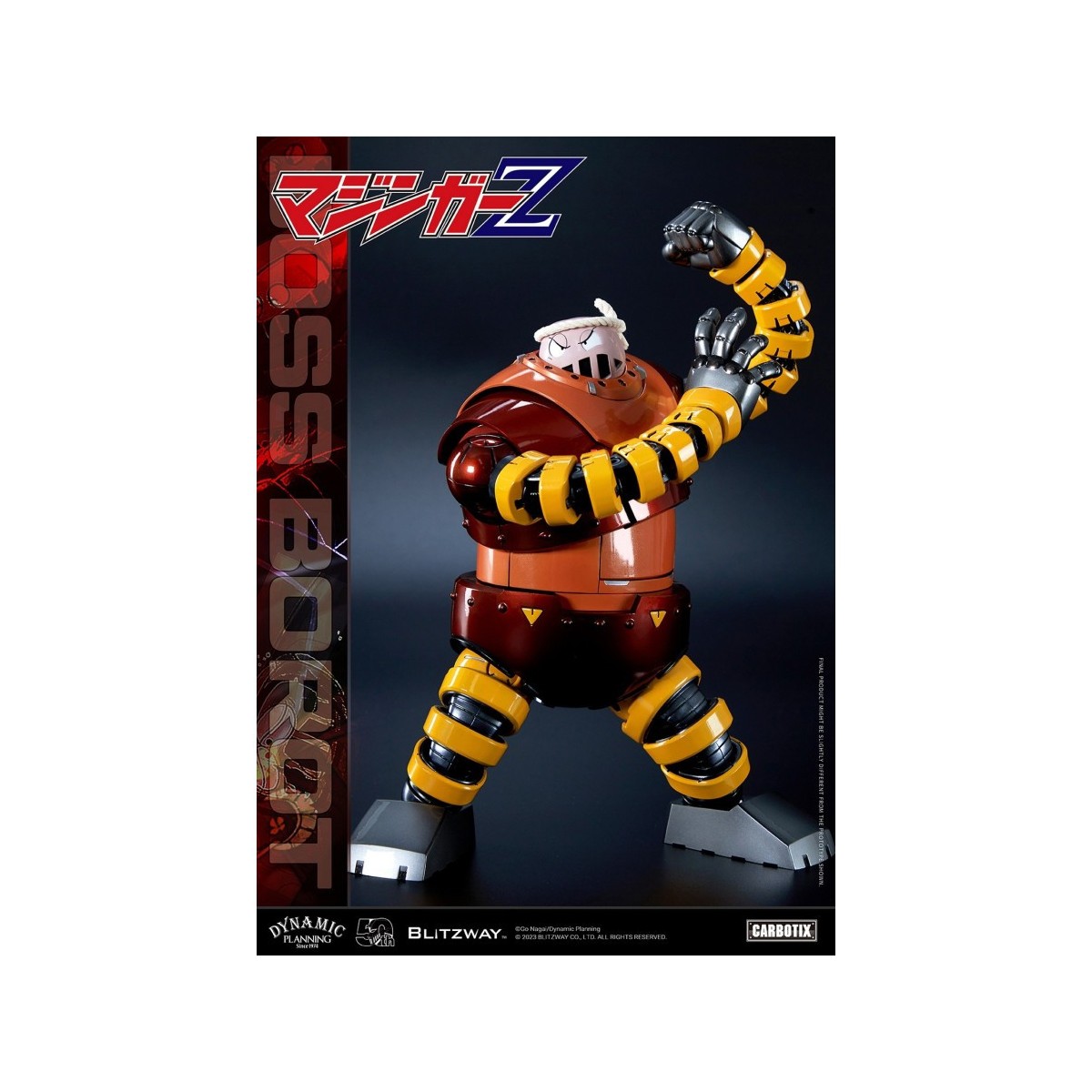 5PRO Studio Carbotix - Boss Borot - Figura d'azione ibrida in carbonio serie CX-005