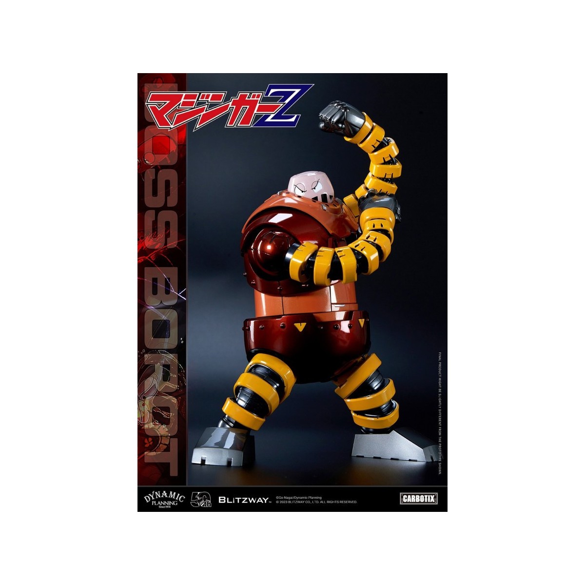 5PRO Studio Carbotix - Boss Borot - Figura d'azione ibrida in carbonio serie CX-005