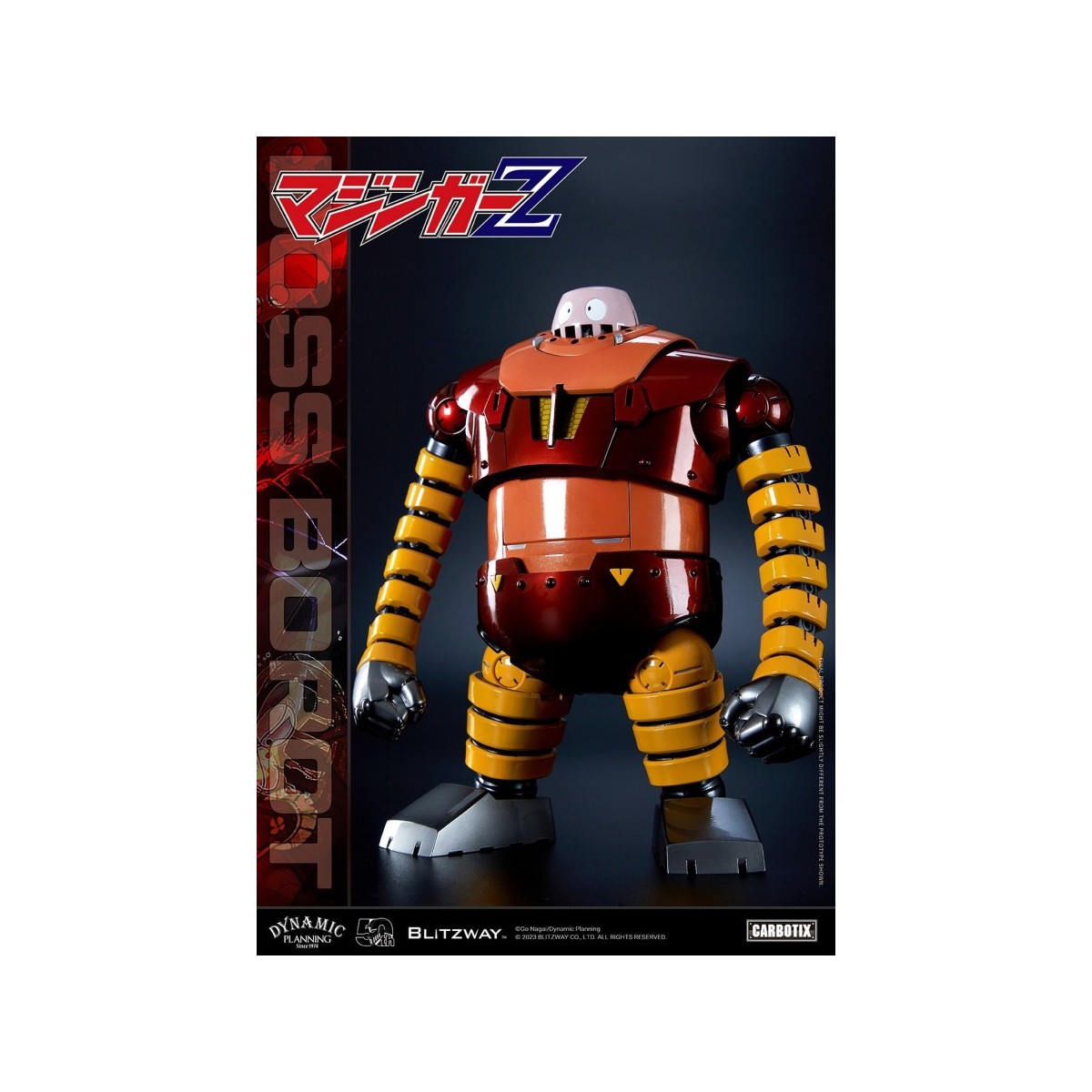5PRO Studio Carbotix - Boss Borot - Figura d'azione ibrida in carbonio serie CX-005