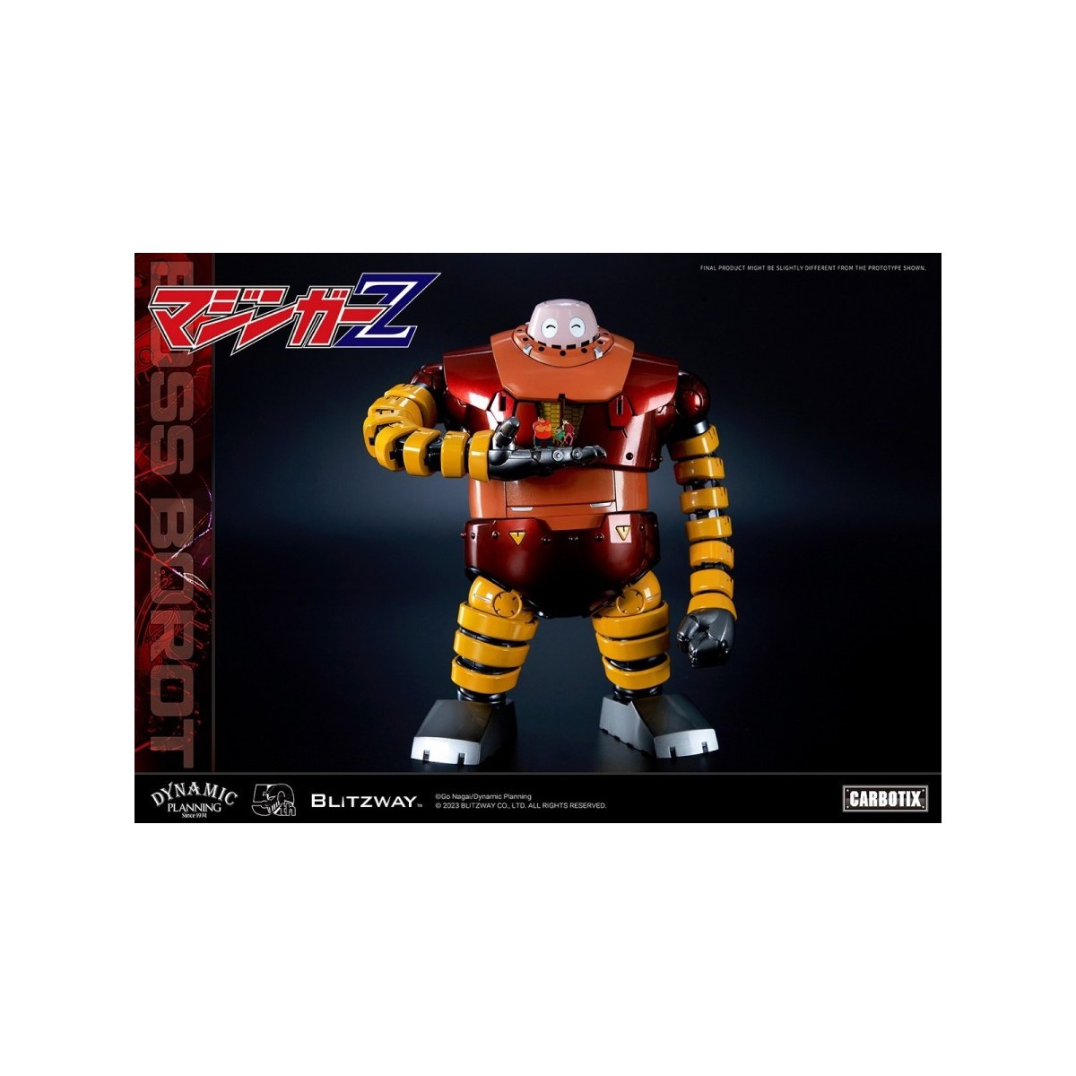 5PRO Studio Carbotix - Boss Borot - Figura d'azione ibrida in carbonio serie CX-005