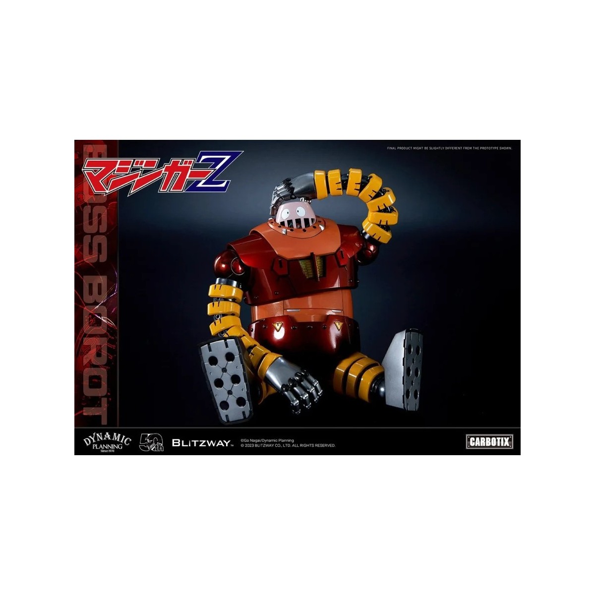 5PRO Studio Carbotix - Boss Borot - Figura d'azione ibrida in carbonio serie CX-005