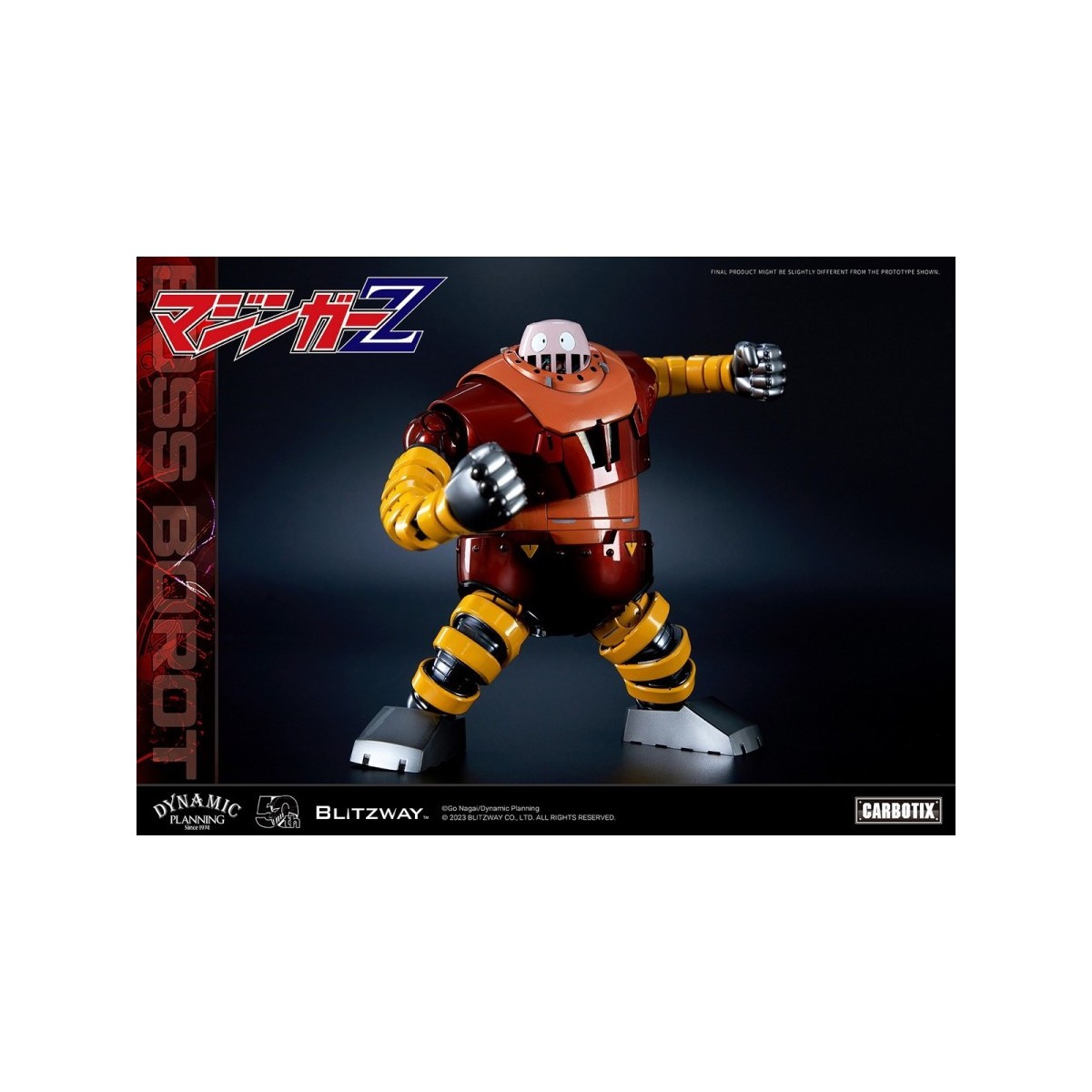 5PRO Studio Carbotix - Boss Borot - Figura d'azione ibrida in carbonio serie CX-005