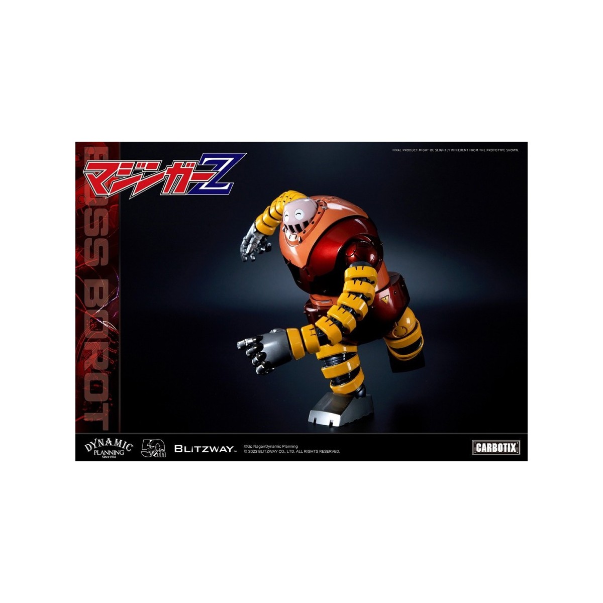 5PRO Studio Carbotix - Boss Borot - Figura d'azione ibrida in carbonio serie CX-005